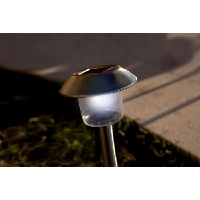 ALESIA Set of 8 LED Solar Lights - LUMISKY - Metal - Outdoor