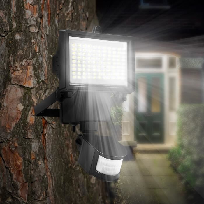 LUMI GARDEN Cooper Black Solar Floodlight, H22 cm, Black