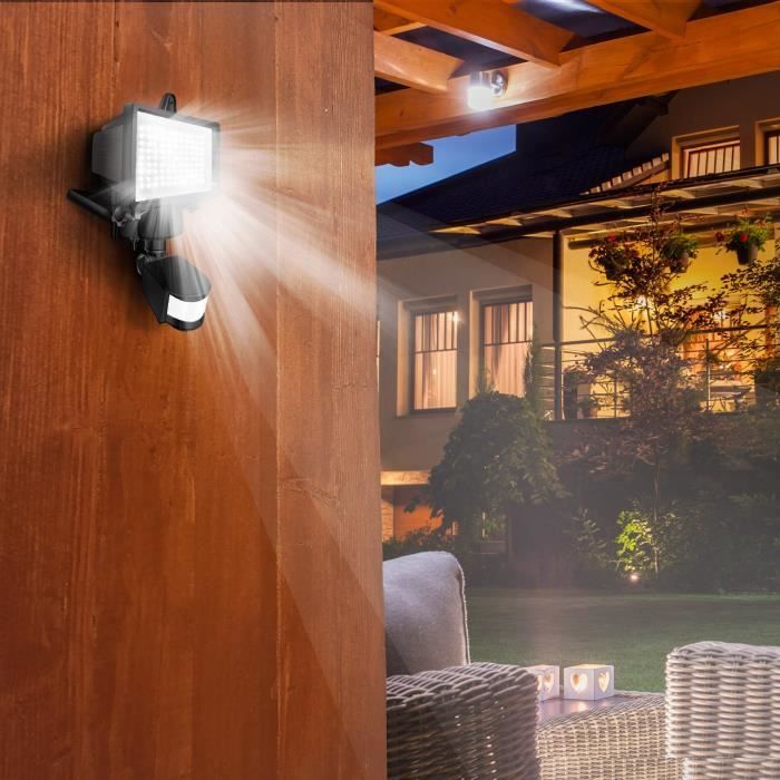 LUMI GARDEN Cooper Black Solar Floodlight, H22 cm, Black