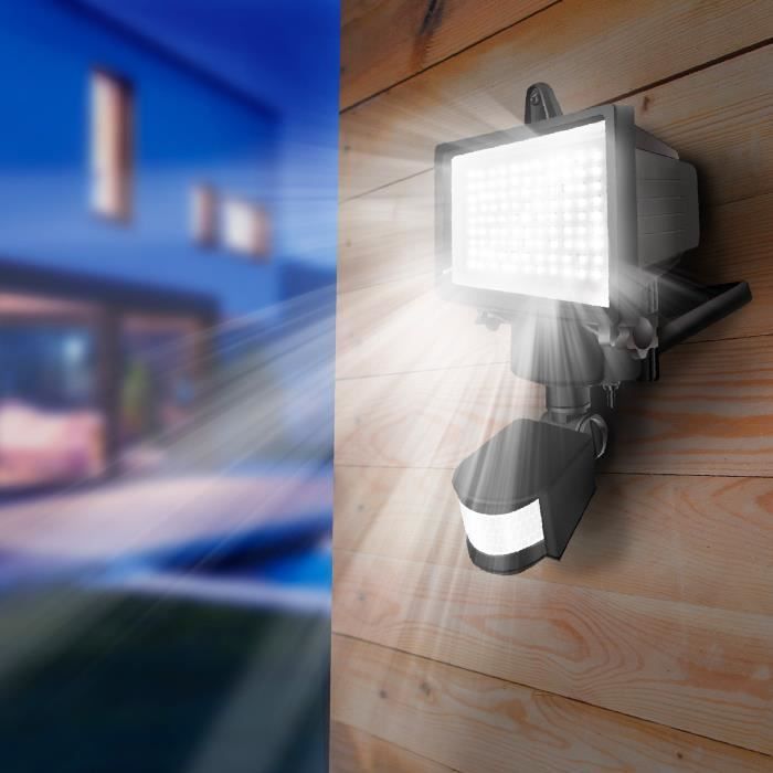 LUMI GARDEN Cooper Black Solar Floodlight, H22 cm, Black