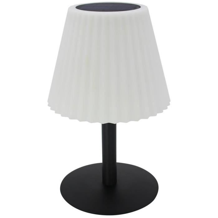 LUMISKY 2-in-1 Solar Table Lamp - BOUFFANT - H62 cm - Dimmable White LED