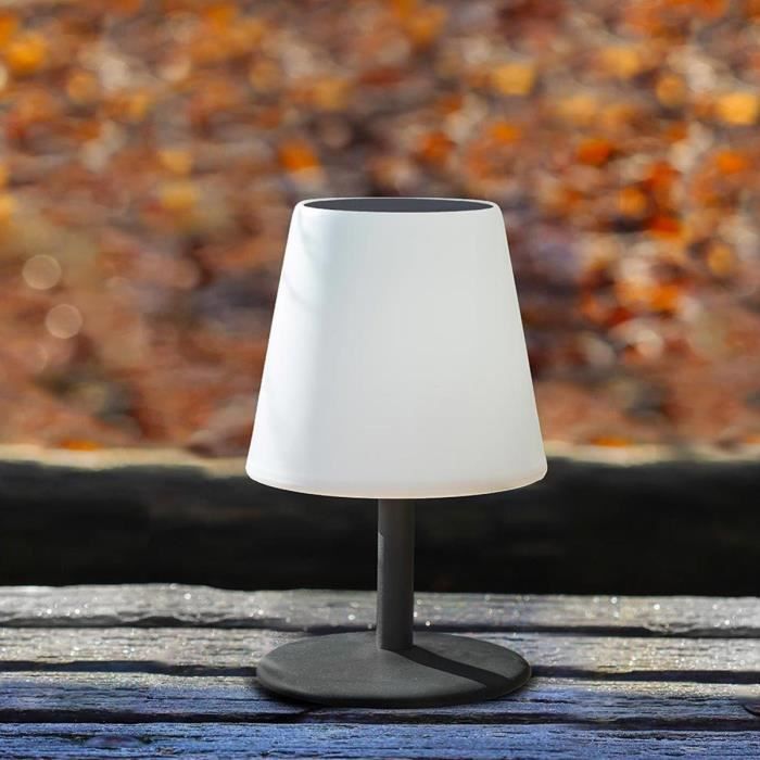 LUMISKY Solar Table Lamp - STANDY TINY SOLAR - H25 cm - Warm White and Dimmable White LED