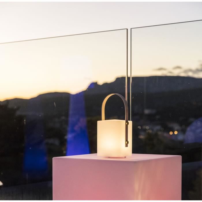 LUMISKY TIKY Wireless Lantern - Dimmable Warm White/Multicolour LED - H27 cm H27cm