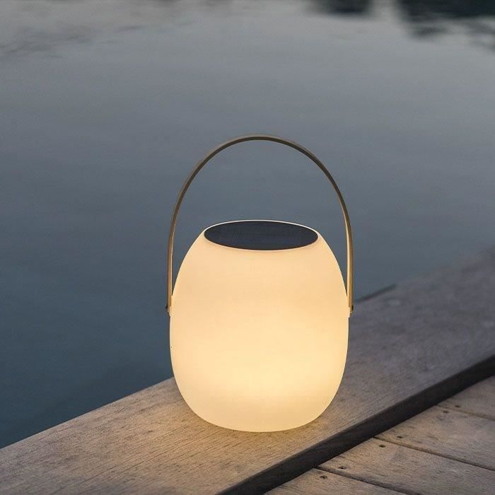 LUMISKY Solar Work Light - JIMMY - White LED - H34 cm - USB Charging Port