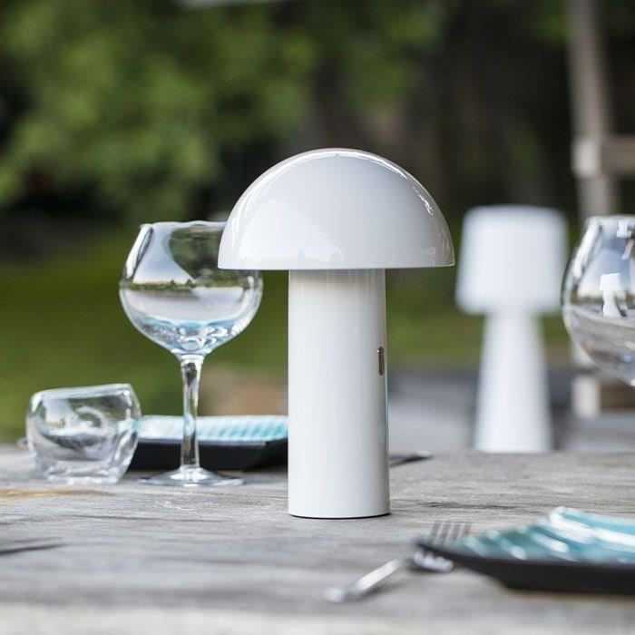 LUMISKY Wireless Table Lamp - TOD WHITE - H28 cm - Warm White LED