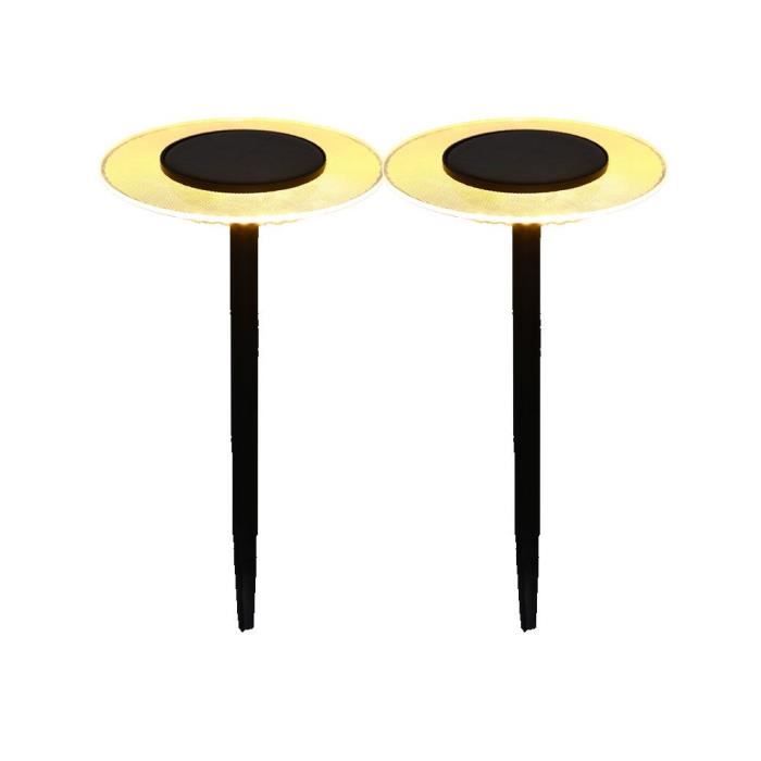 LUMISKY Solar Stake Lights Set of 2 - UFO - H35 cm - Warm White LED