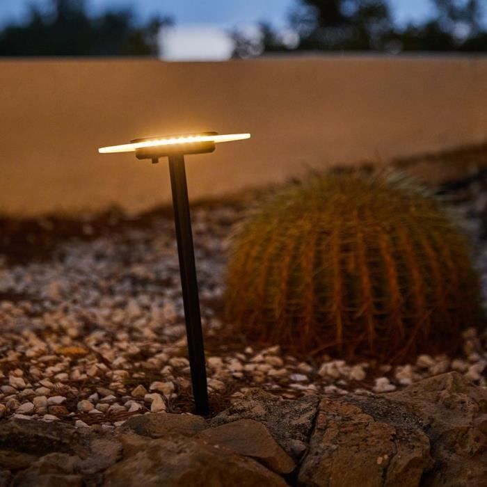 LUMISKY Solar Stake Lights Set of 2 - UFO - H35 cm - Warm White LED