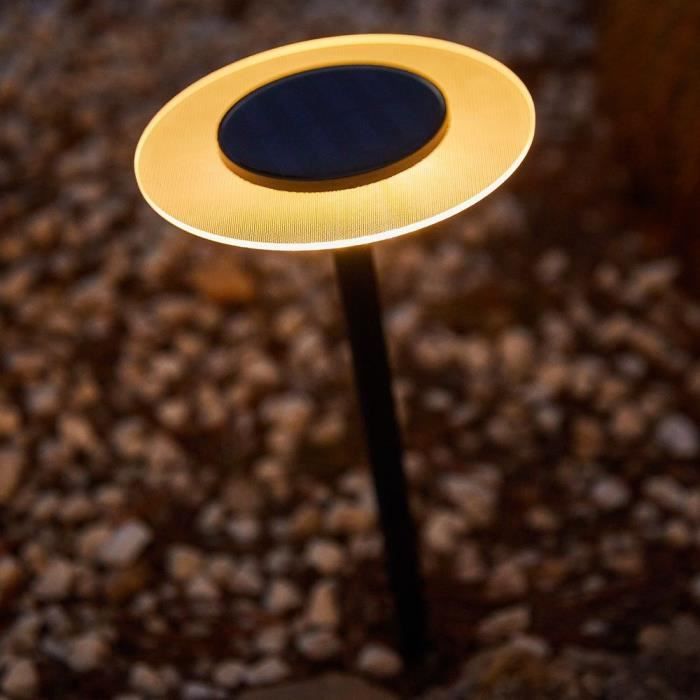 LUMISKY Solar Stake Lights Set of 2 - UFO - H35 cm - Warm White LED