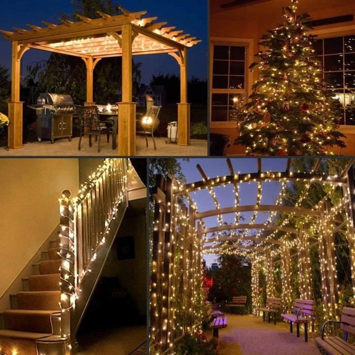 Yogy Solar String Lights - LUMI GARDEN - 200 LEDs - 1700 cm - Warm White