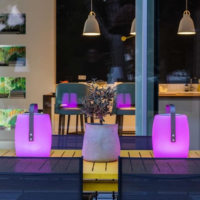 LUMISKY Wireless Bluetooth Speaker Lamp - LUCY PLAY - 31 cm - Dimmable White and Multicolor LED H31