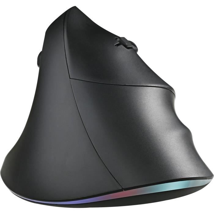 Bluestork Ergonomic Vertical Wired Mouse - ERGO LUMI WIRED - Black