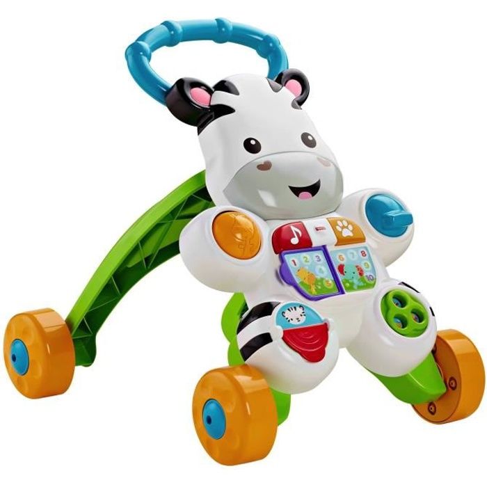 Fisher-Price My Talking Zebra Walker - Baby Walker - 6 months and up DLD96