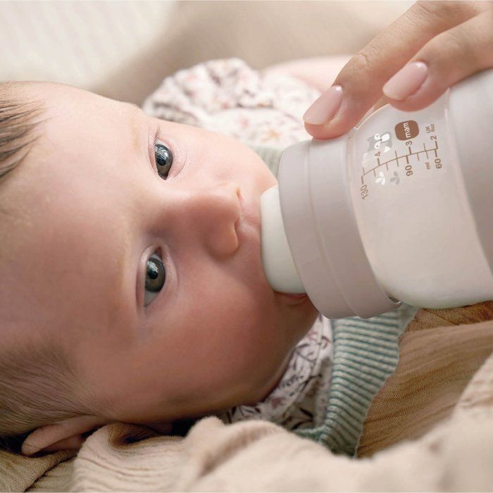 MAM Baby Bottle Accessories Silicone Teat, +0 m, Flow 1 Slow, Pack of 2