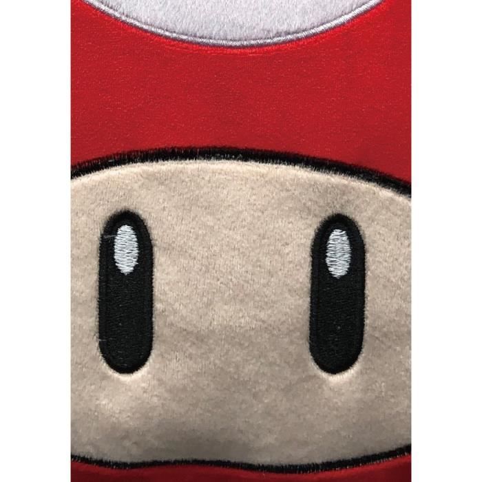 3D Cushion - MARIO BROS - Mushroom - Microfiber - 40 cm
