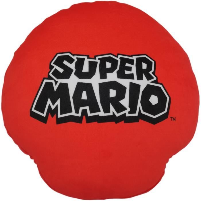 3D Cushion - MARIO BROS - Mushroom - Microfiber - 40 cm