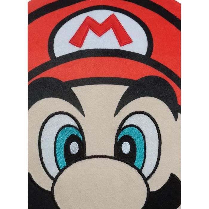 3D Cushion - MARIO BROS - Mario Face - Microfiber - 40 cm