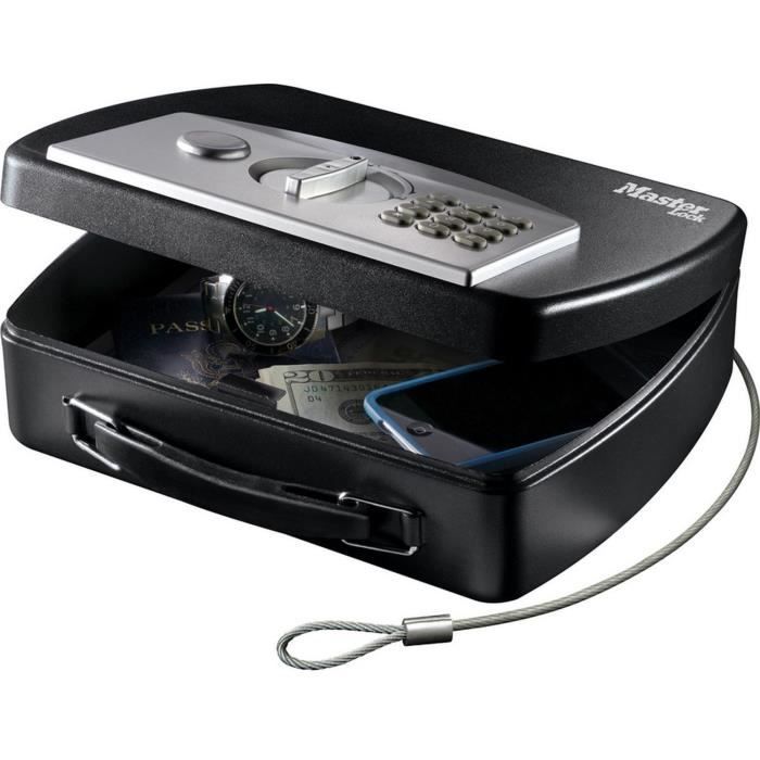 Master Lock Small Portable Safe - Electronic Combination Lock P008EML