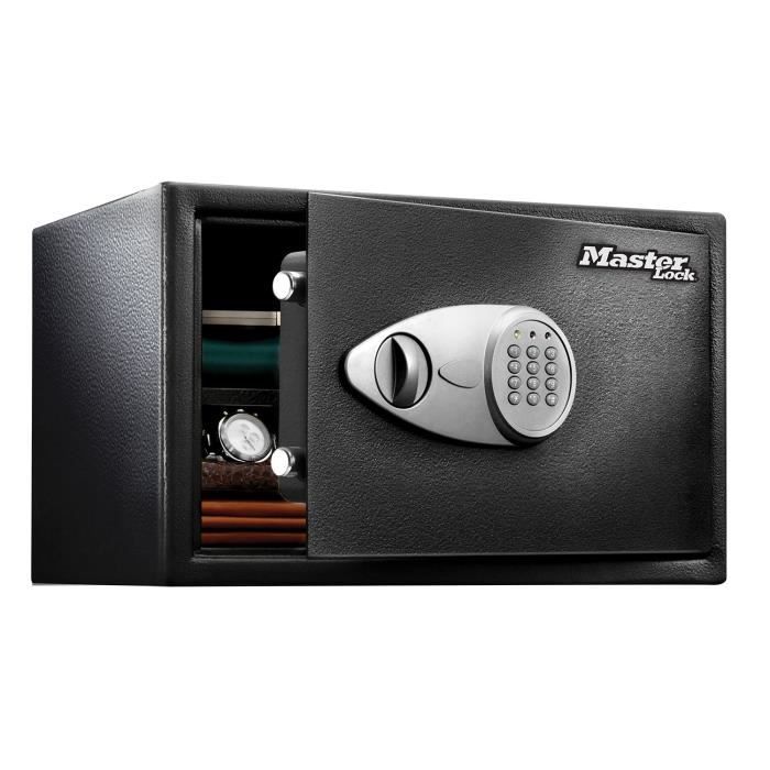 Master Lock Large Combination Safe - Programmable Electronic Lock - Black and Metallic Grey - Model X125ML