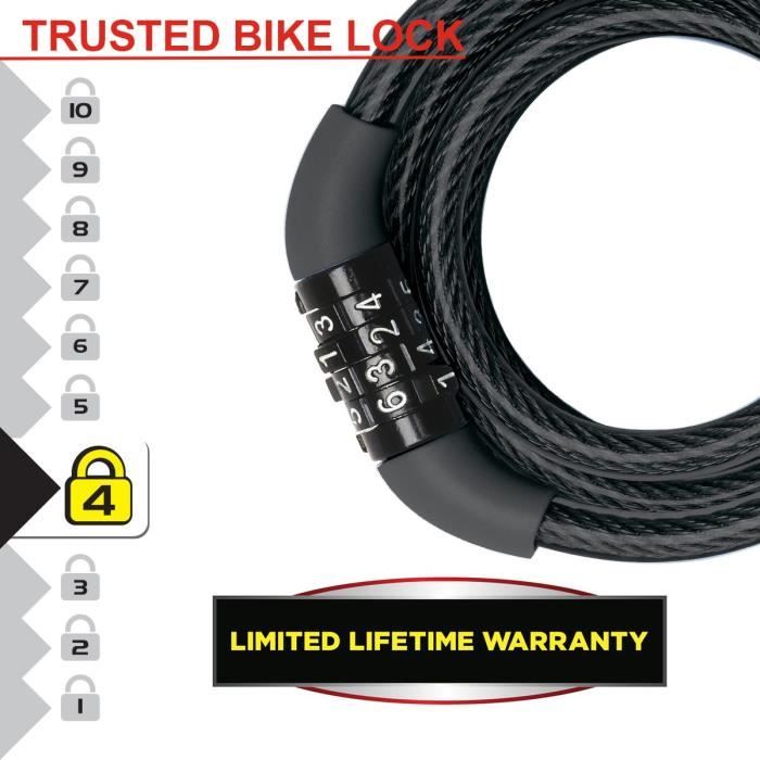 Master Lock Bicycle Anti-Theft Cable 1.2 m - 8143EURDPRO