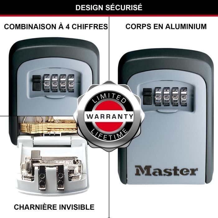 MASTER LOCK Secure Key Box [Medium] [Wall Mounted] - 5401EURD - Select Access Share your keys securely