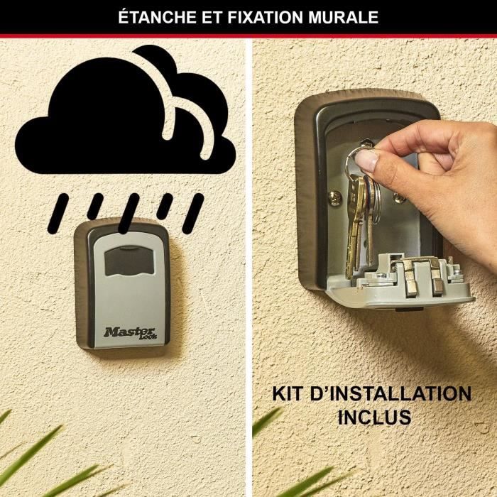 MASTER LOCK Secure Key Box [Medium] [Wall Mounted] - 5401EURD - Select Access Share your keys securely