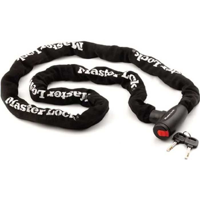 MASTER LOCK Motorcycle Anti-Theft Chain - 10 mm Hardened Steel, 2 m - 8292EURDPS