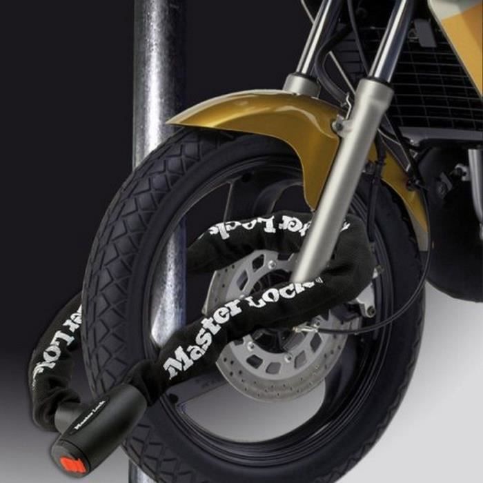 MASTER LOCK Motorcycle Anti-Theft Chain - 10 mm Hardened Steel, 2 m - 8292EURDPS