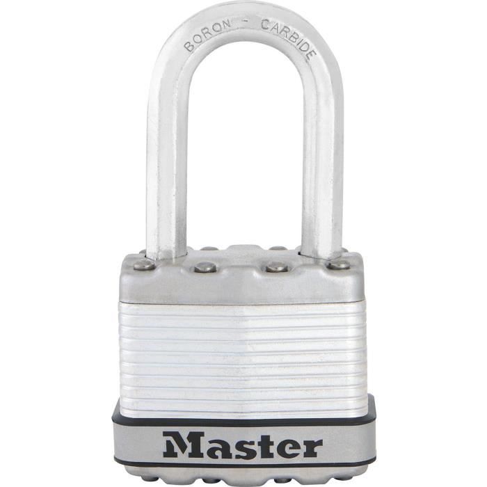 MASTER LOCK High Security Padlock - M1EURDLFCC - Keyed - Rolled Steel - Outdoor