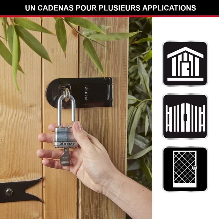 MASTER LOCK High Security Padlock - M1EURDLFCC - Keyed - Rolled Steel - Outdoor