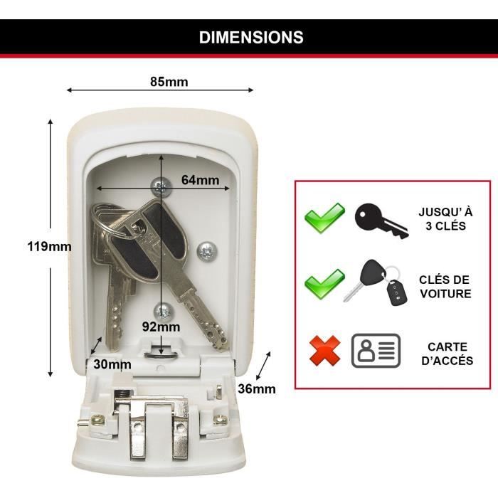 Master Lock Security Cabinet Key Box - Size M - Model 5401EURD