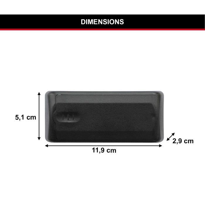 MASTER LOCK Magnetic Key Box 207EURD - Ideal for Hiding Car Keys
