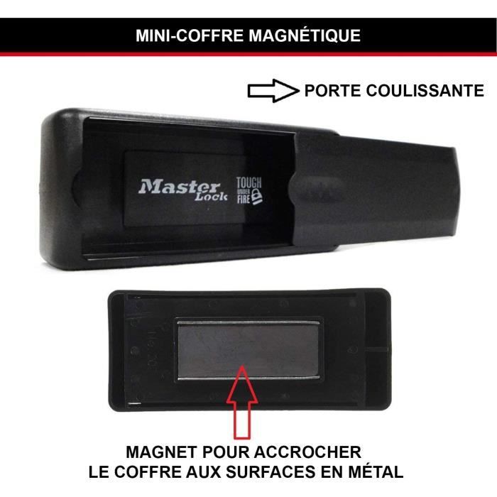 MASTER LOCK Magnetic Key Box 207EURD - Ideal for Hiding Car Keys