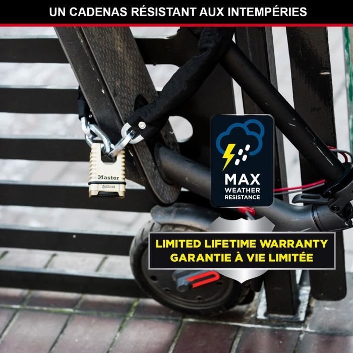 MASTER LOCK High Security Solid Brass Padlock - M1177EURDCC - Combination Lock