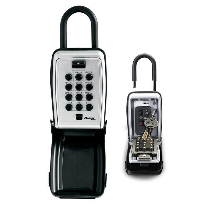 Master Lock Secure Key Box - Push Buttons - With Handle - Select Access - Model 5422EURD