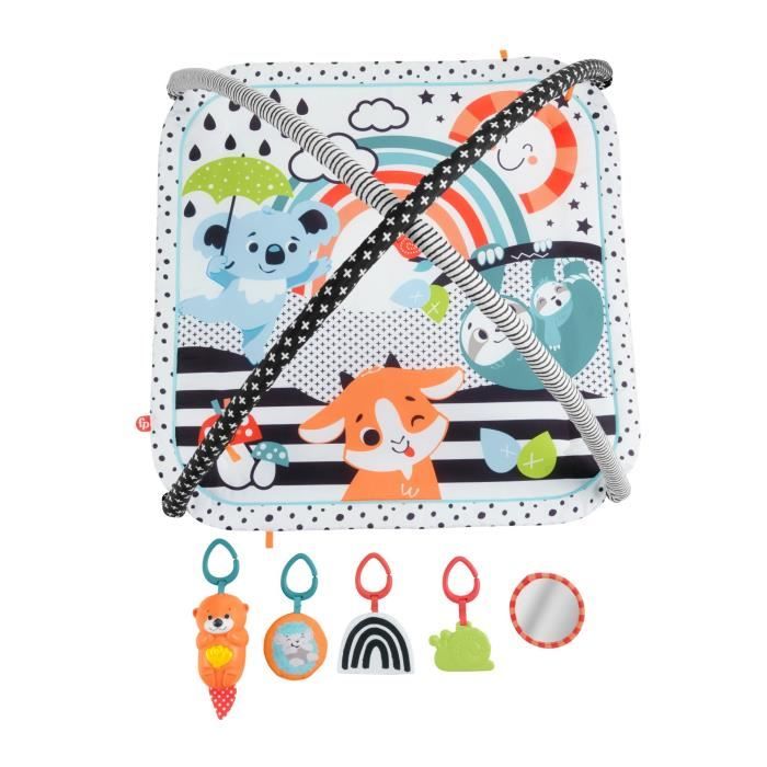 Fisher-Price My 3-in-1 Sensory Activity Mat - Baby Mat - From Birth HBP41