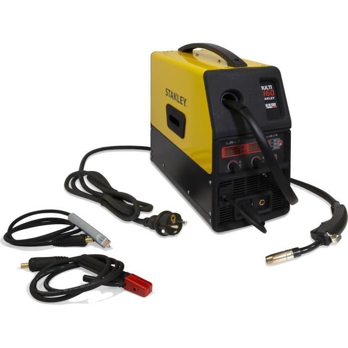 STANLEY VIP 160A Multi Process 3-in-1 Inverter Welder - MMA, MIG GAS, MIG NO GAS