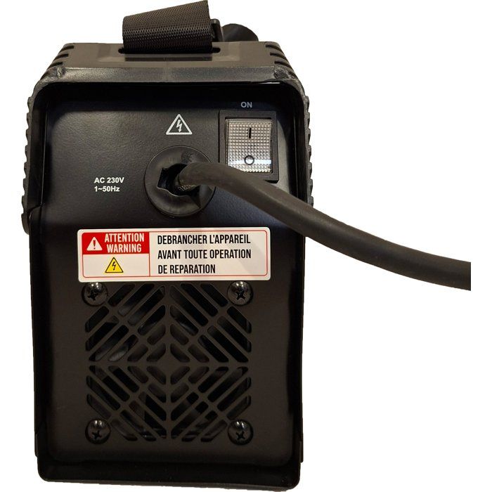 MECAFER 120A MMA Inverter Welding Machine - Corded - Black