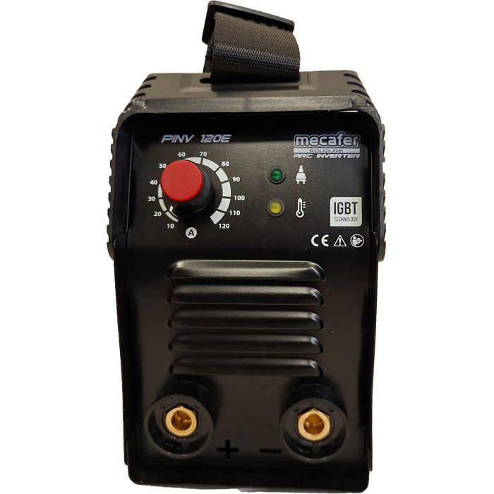 MECAFER 120A MMA Inverter Welding Machine - Corded - Black