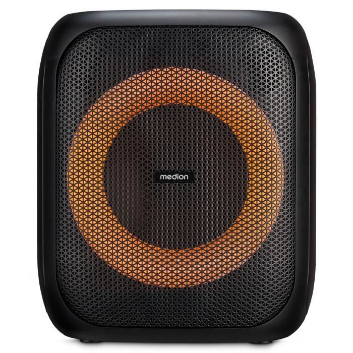 MEDION Compact Speaker - 50W RMS - Multicolor LED Ring