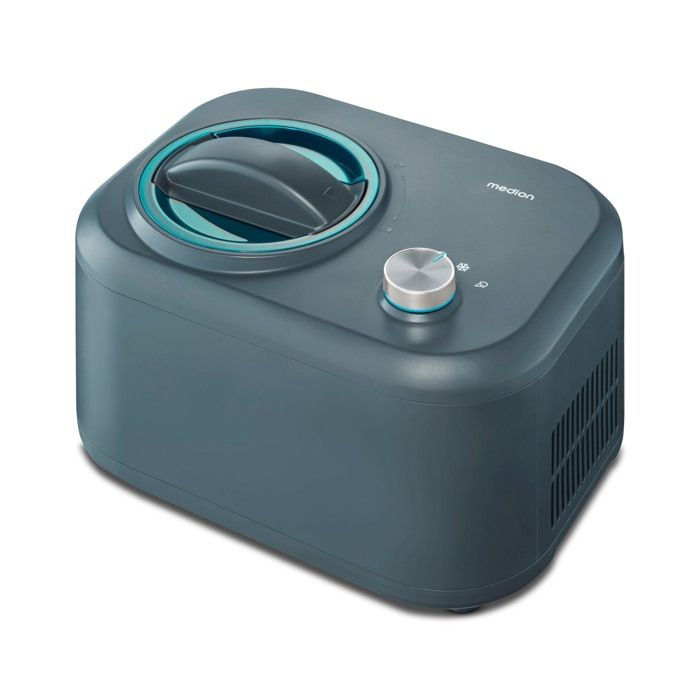 MEDION Ice Cream Maker with Compressor - 1 L Capacity - Ideal for Ice Cream, Frozen Yogurt & Sorbet