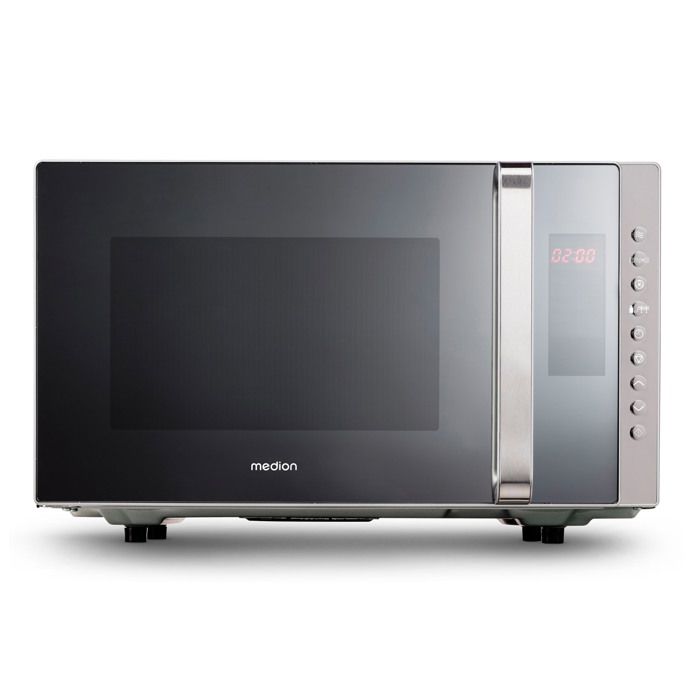 MEDION MD17495 Combination Microwave Oven 23 L - 800W - 1200W Grill - Freestanding - Silver
