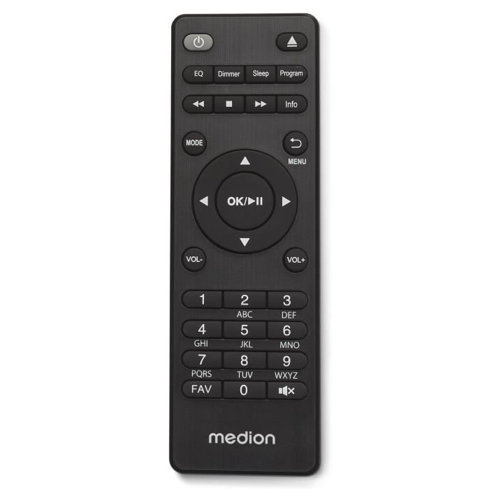 MEDION Mini HiFi System - DAB/FM Internet Radio, CD Player, 2x150W - Black