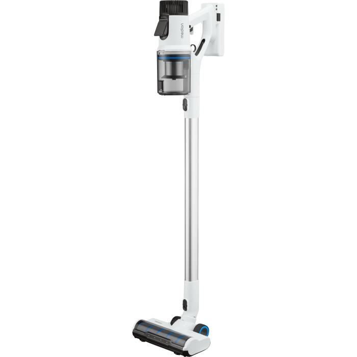 MEDION Cordless Stick Vacuum Cleaner - P400 W - 26 kPa Suction Power, HEPA Filter