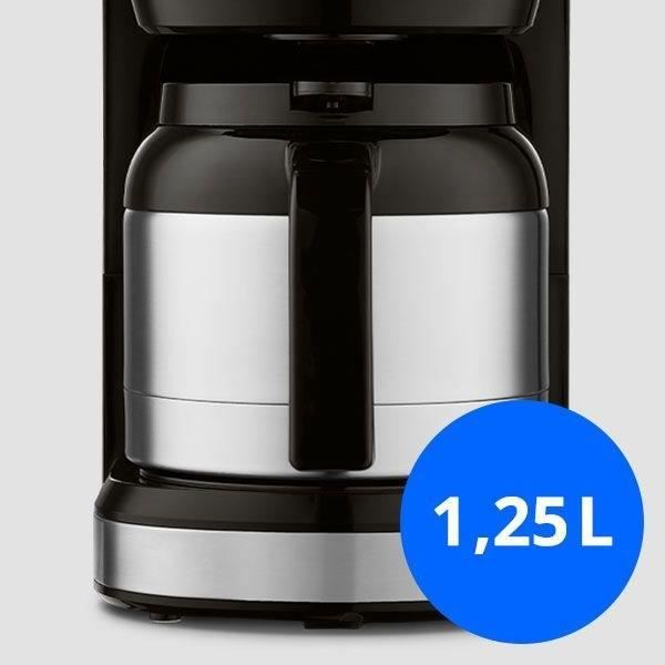 MEDION Digital Insulated Filter Coffee Maker - 900W - 1.2 L - Silver