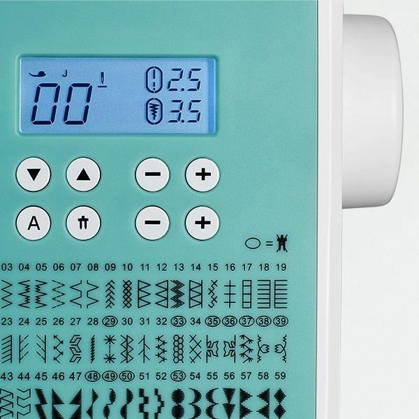 MEDION SD 36 Digital Sewing Machine - 270 Stitches - 700 RPM - LED - Turquoise