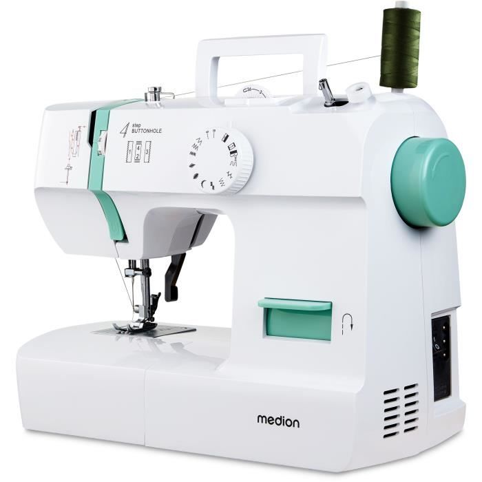 MEDION SM 70 Sewing Machine - 12 Stitches - 700 RPM - LED - Turquoise