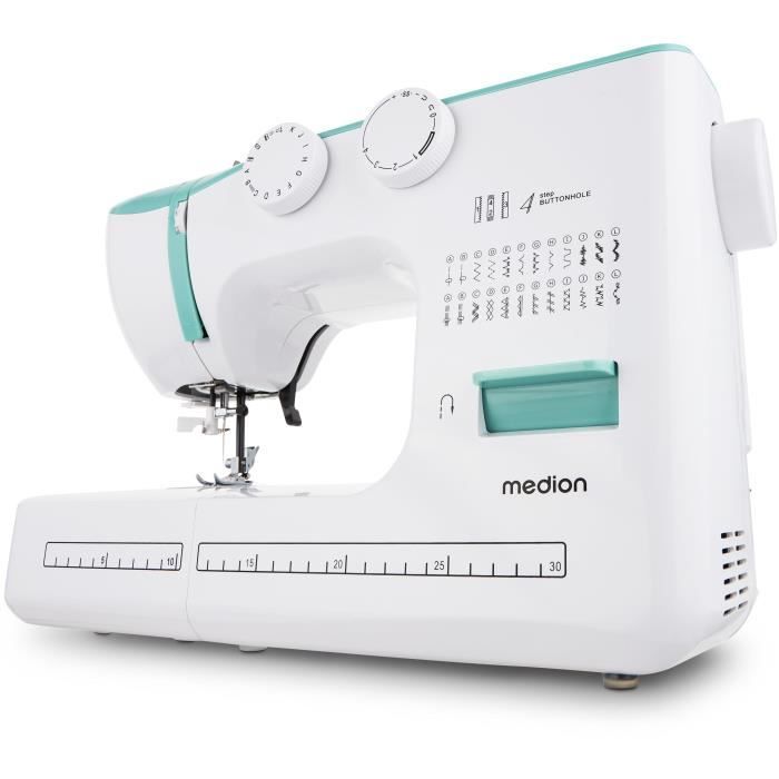 MEDION SM 60 Sewing Machine - 24 Stitches - 700 RPM - Turquoise