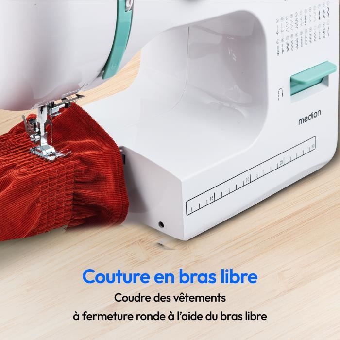 MEDION SM 60 Sewing Machine - 24 Stitches - 700 RPM - Turquoise
