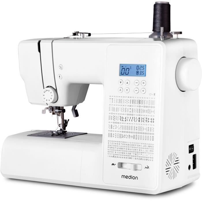MEDION SD 36 Digital Sewing Machine - 270 Stitches - 700 RPM - White