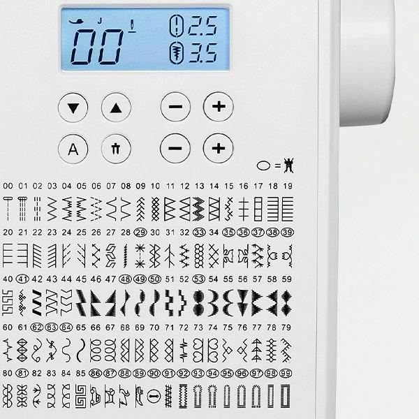 MEDION SD 36 Digital Sewing Machine - 270 Stitches - 700 RPM - White